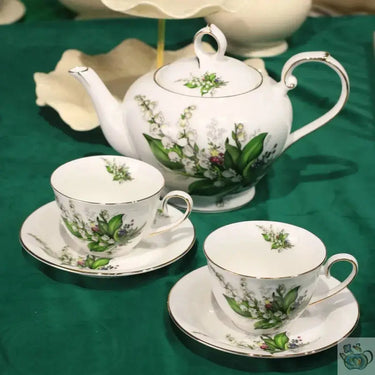 Théière porcelaine évolutive Brins de Muguets | Théières à la folie